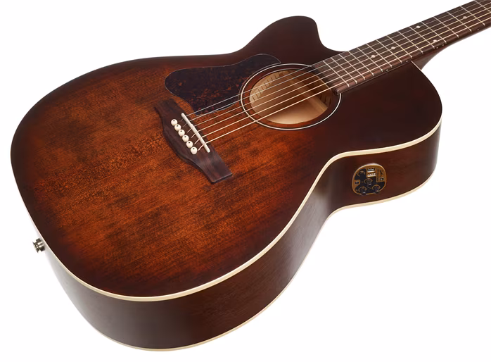 Art & Lutherie Legacy CW LEFT Bourbon Burst QIT - Guitare électroacoustique gaucher