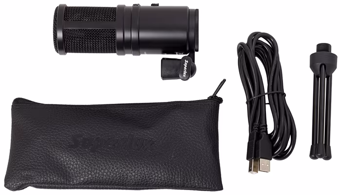 Superlux E205UMKII Black - Microphone á condensateur USB