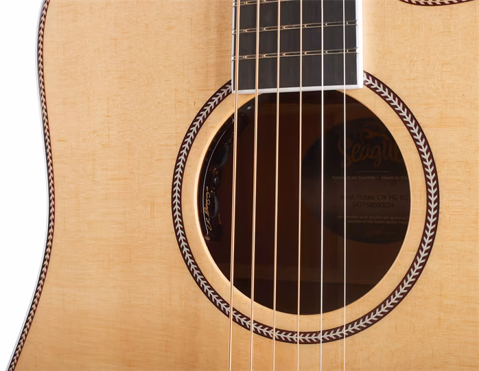 Seagull Artist Mosaic CW HG EQ - Guitare électroacoustique
