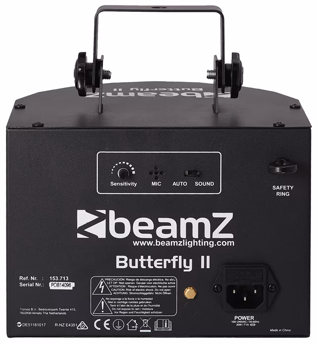 BeamZ Butterfly II LED Mini Derby - Effet LED