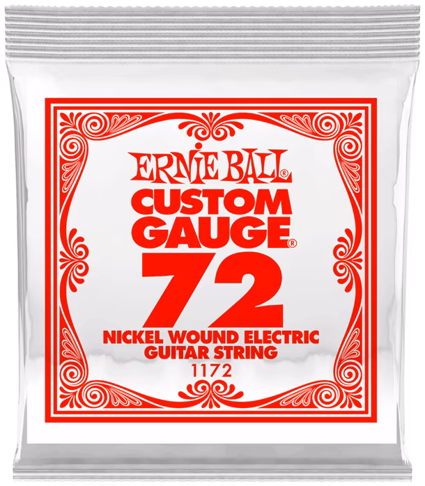Ernie Ball 1178 Nickel Wound Single .072 - Corde pour une guitare électrique