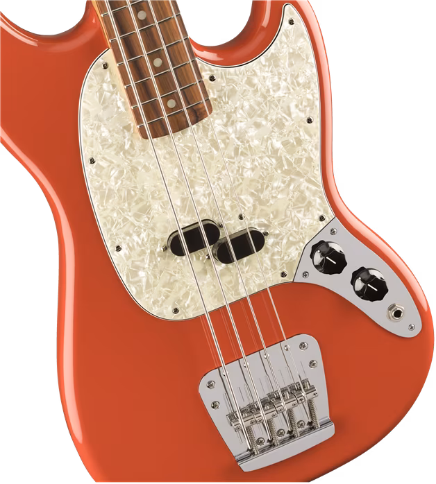 Fender Vintera '60s Mustang Bass®, Pau Ferro Fingerboard, Fiesta Red - Basse électrique