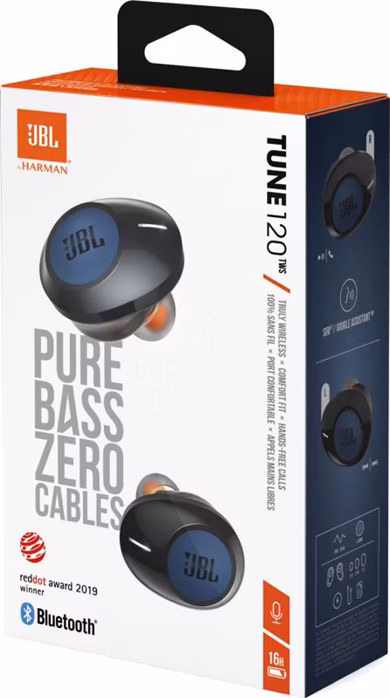JBL Tune 120TWS Blue - Écouteurs sans fil