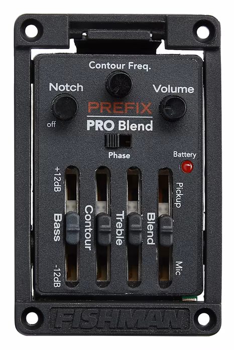 Fishman Prefix Pro Blend Preamp Narrow Format - Électronique active pour guitare