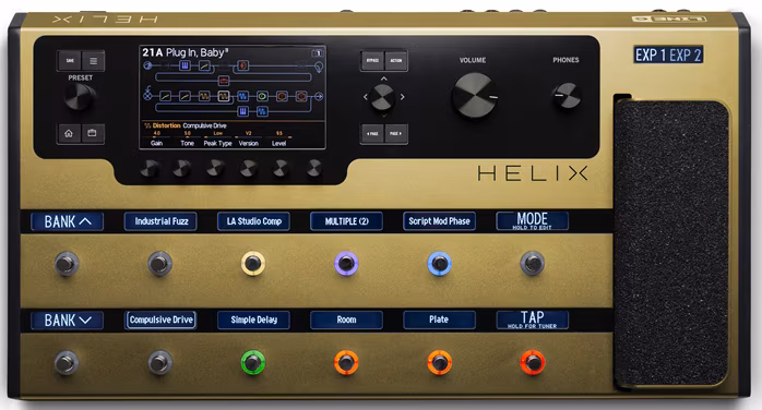 Line 6 Helix Gold Limited Edition - Multi-Effets Guitares