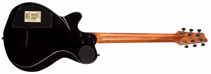 Godin LGX-SA Cognac Burst Flame AA - Mini guitare électrique hybride