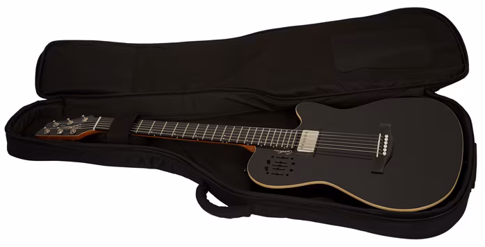 Godin A6 Ultra Black HG - Guitare électroacoustique hybride