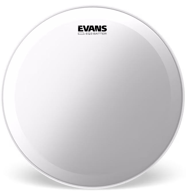 Evans 20" EQ3 Clear - Peau pour grosse caisse