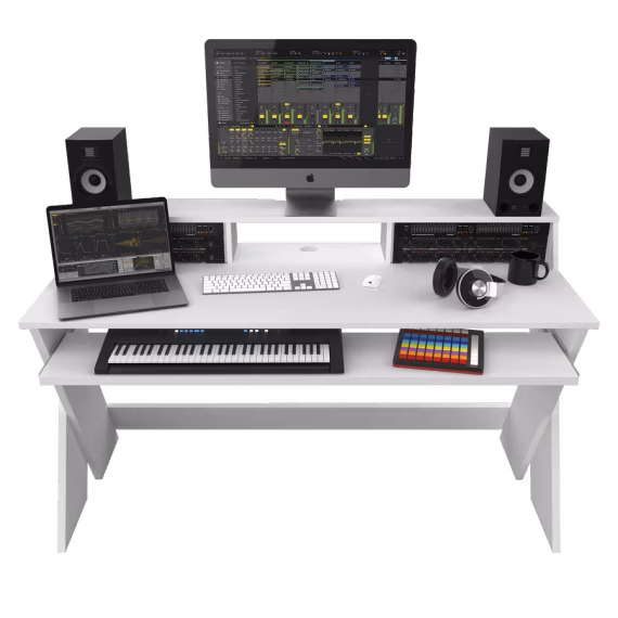 Glorious Sound Desk Pro White - Bureau d'atelier