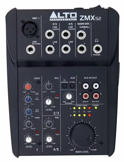 Alto Zephyr ZMX52 - Console de mixage analogique