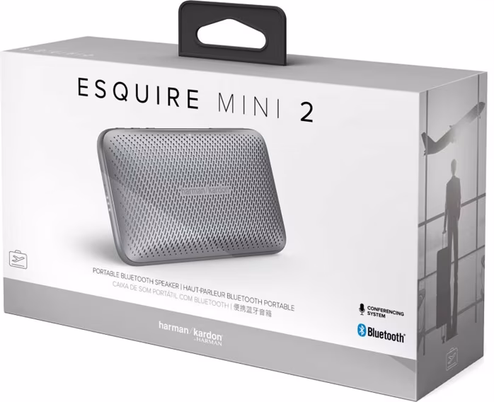 Harman/Kardon Esquire Mini 2 Silver - Haut-parleur portable sans fil