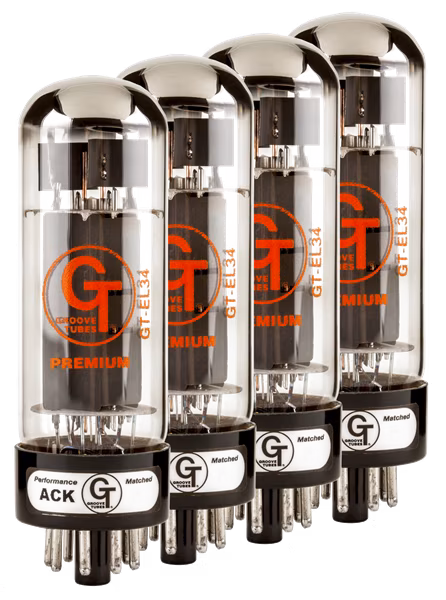 Groove Tubes GT-EL34-M MED QUARTET - Tube électronique pour les appareils a lampes