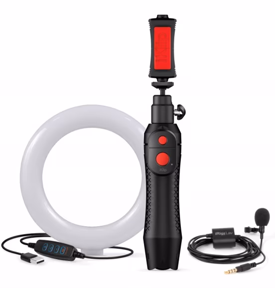 IK Multimedia iRig Mic Video Creator Bundle - Microphone pour Caméra