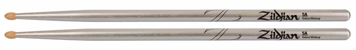 Zildjian 5A Chroma Silver - Baguettes Hickory