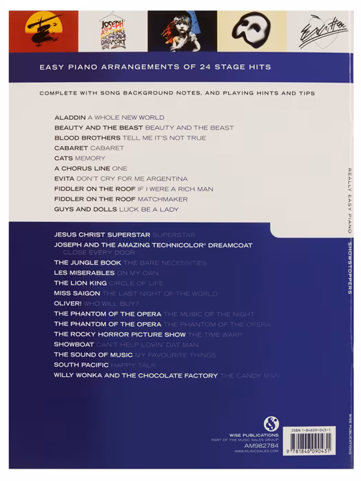 MS Really Easy Piano: Showstoppers - Partitions pour piano