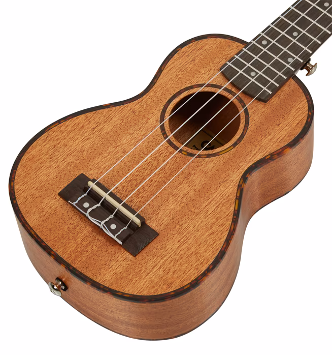 Cascha HH 2026 Soprano Mahogany Ukulele Set - Ukulélé acoustique