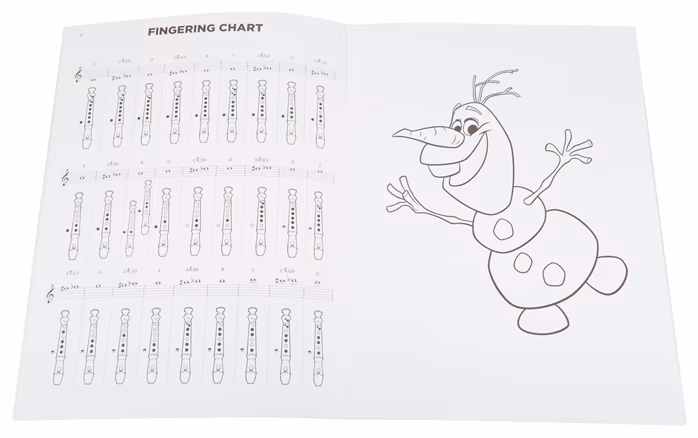 MS Frozen: Recorder Fun! - Partition pour flute a bec