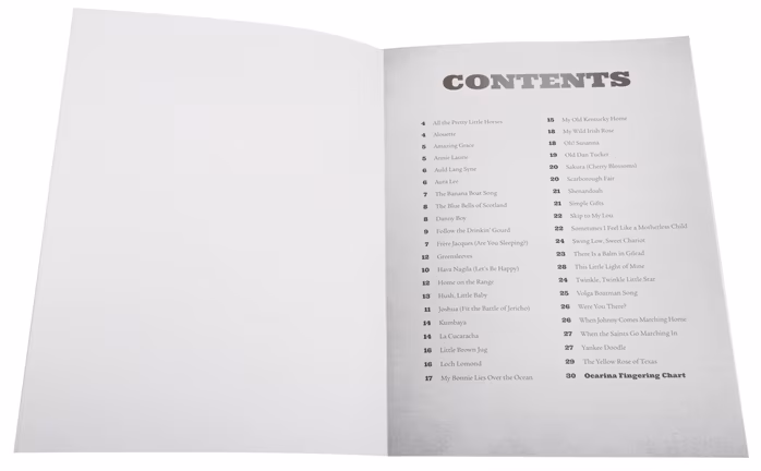 MS Folk Songs For Ocarina - Partitions pour Ocarina