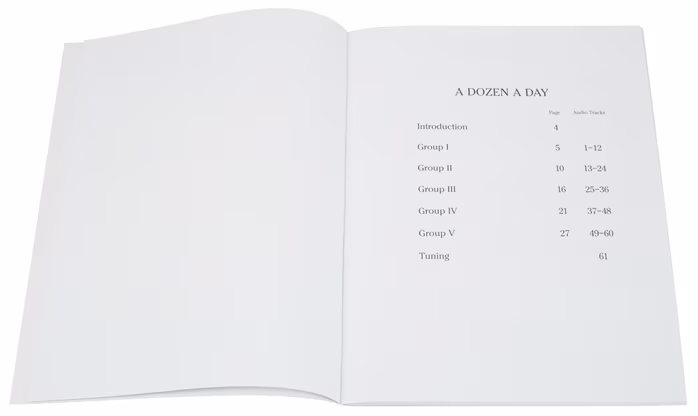 MS A Dozen A Day - Guitar - École de guitare