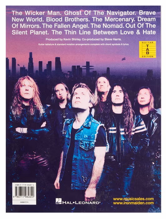 MS Iron Maiden: Brave New World Guitar Tab Edition - Partitions pour guitare