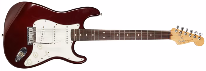 Fender 1993 American Standard Stratocaster Burgundy Red - Guitare électrique
