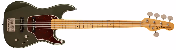 Godin Shifter Classic 5 Black Burst SG MN - Basse électrique