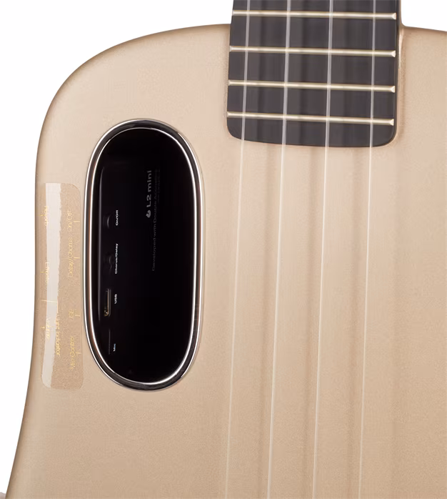 Lava Music U Tenor FreeBoost Gold - Ukulélé électroacoustique avec processeur d’effets intégré