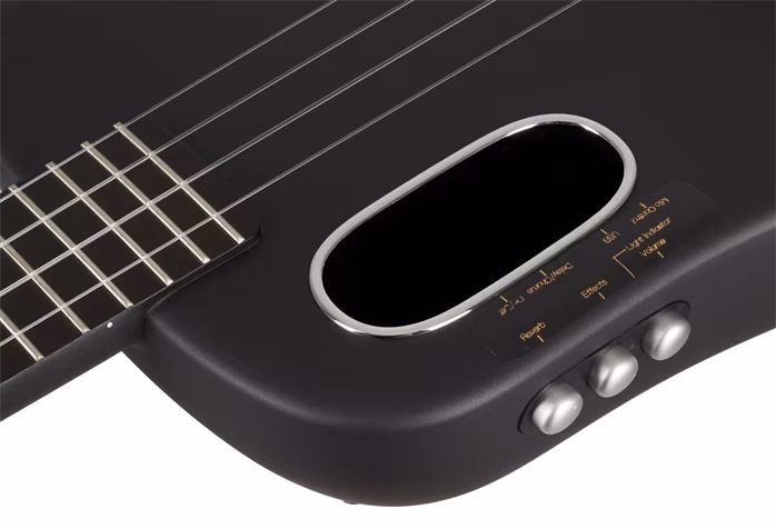 Lava Music U Tenor FreeBoost Black - Ukulélé électroacoustique avec processeur d’effets intégré