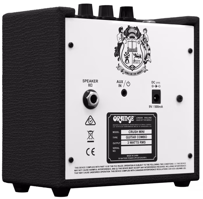 Orange Crush Mini Black - Combo guitare a transistor