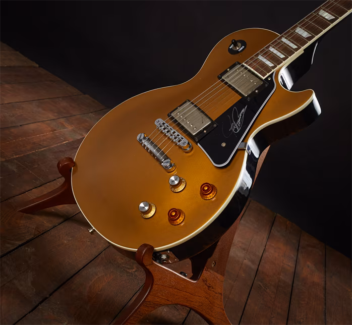 Gibson 2012 Les Paul Standard Joe Bonamassa Goldtop Limited - Guitare électrique