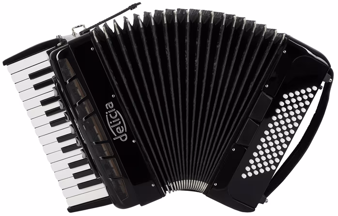 Delicia Junior 72, Black (utilisé) - Accordéon a clavier