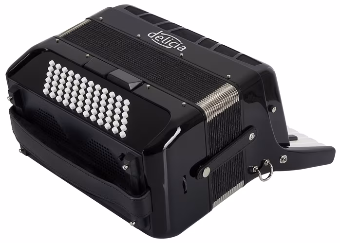 Delicia Junior 72, Black (utilisé) - Accordéon a clavier