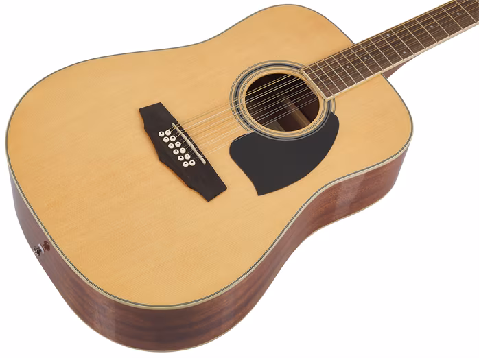 Ibanez PF1512 Natural - Guitare acoustique a douze cordes