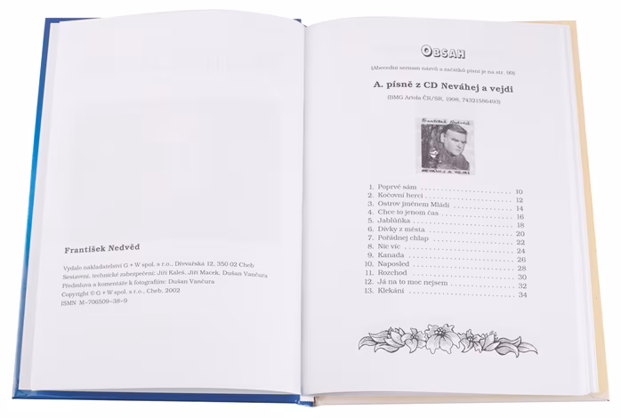 KN František Nedvěd - Le recueil de chansons