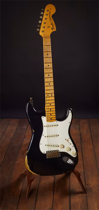Fender Custom Shop 2012 Custom Shop 68 Stratocaster BK/MN Relic - Guitare électrique