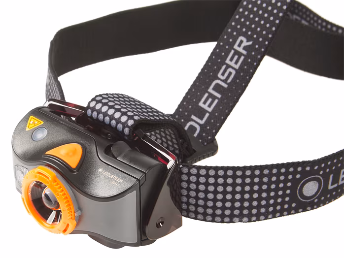Led Lenser MH7 NOIR-ORANGE - Frontal