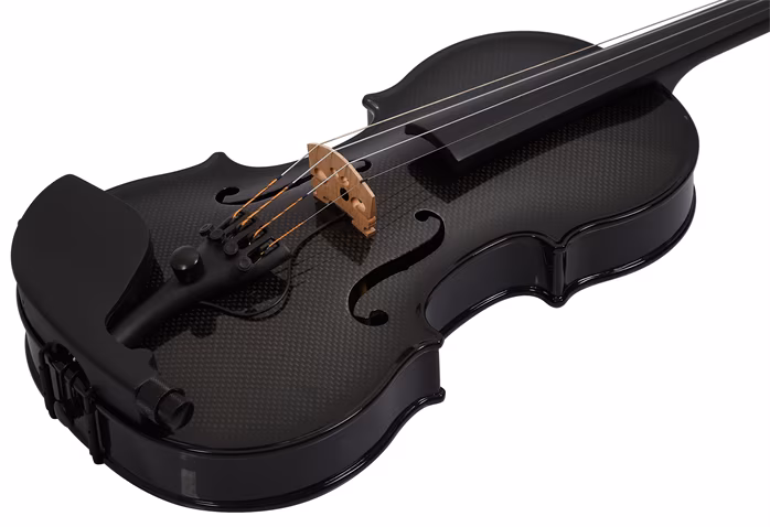 Glasser CC Violin Acoustic Electric Black - Violon électro-acoustique