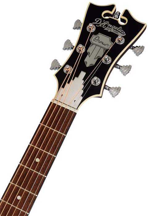 D'Angelico Premier Bowery LS Mahogany Satin - Guitare électroacoustique