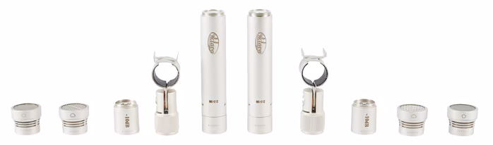 Oktava MK-012-02 matched pair Silver & Wood (déballé) - Microphone ? condensateur