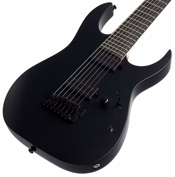 Ibanez RGIXL7 Black - Guitare électrique a sept cordes