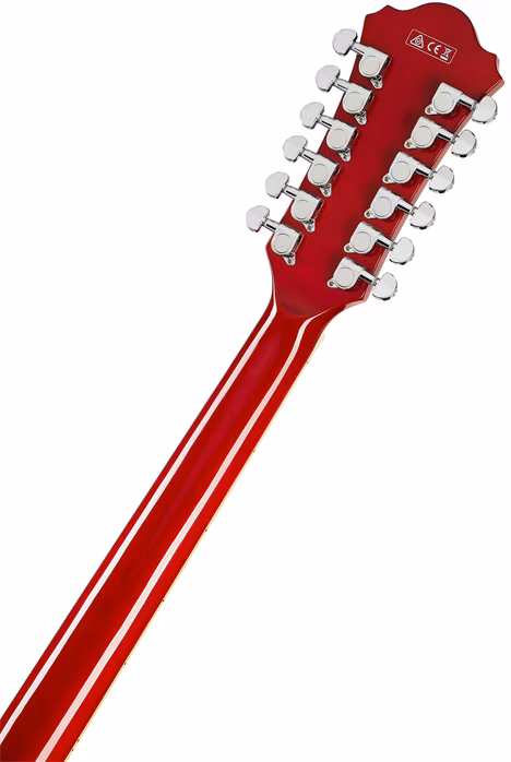 Ibanez AS7312 Transparent Cherry Red - Guitare semi acoustique a douze cordes