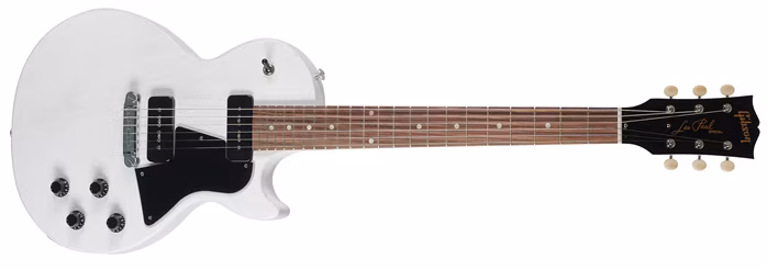 Gibson Les Paul Special Tribute P-90 Worn White Satin - Guitare électrique