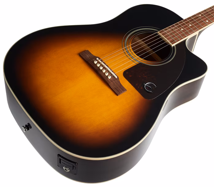 Epiphone J-45EC Studio Solid Top Fishman Presys-II VS - Guitare électroacoustique