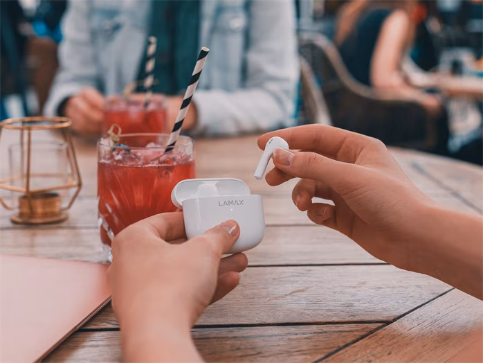 LAMAX Trims1 White - Écouteurs sans fil