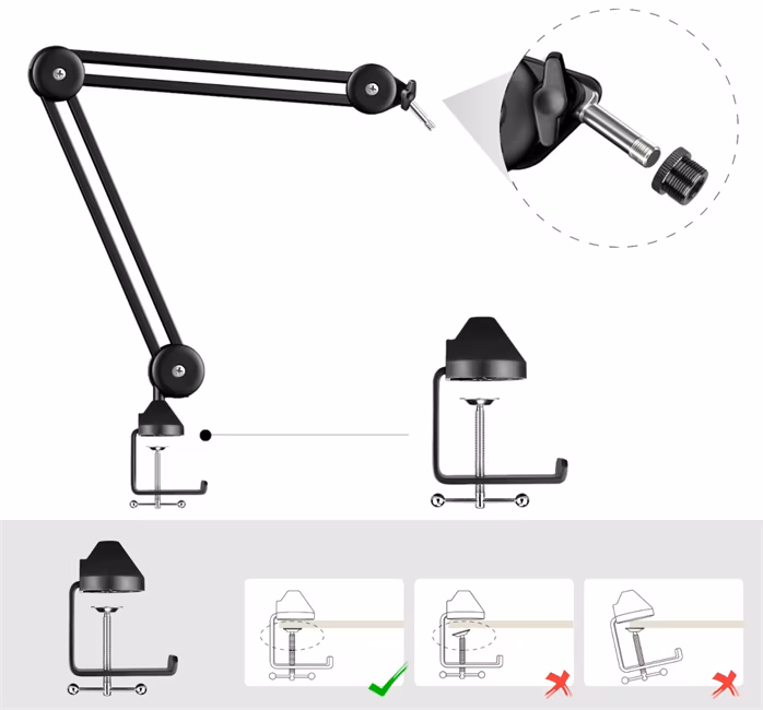 Mozos SB36 - Support pour microphone