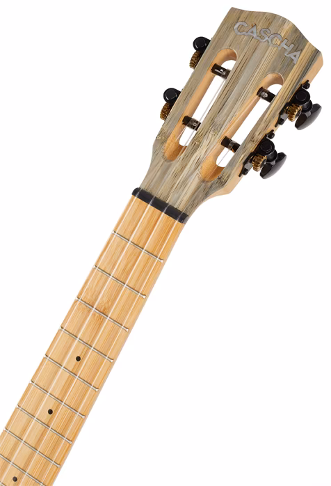 Cascha Tenor Ukulele Bamboo Graphite EQ - Ukulélé électroacoustique