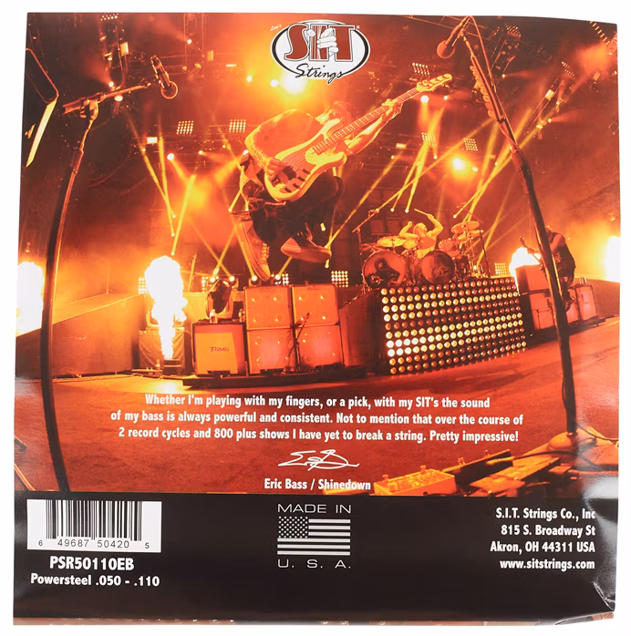 SIT PSR50110EB 4-String Eric Bass Shinedown - Cordes pour basse