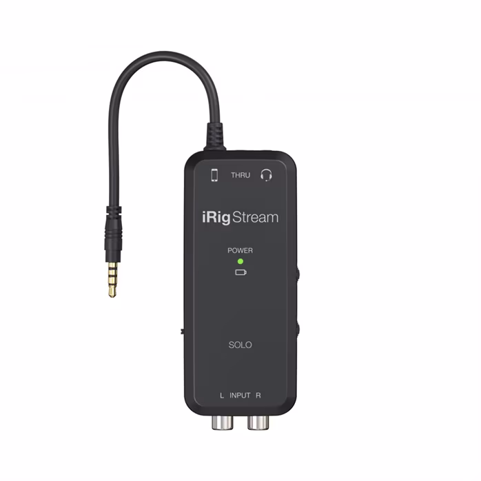 IK Multimedia iRig Stream Solo - Console de mixage analogique