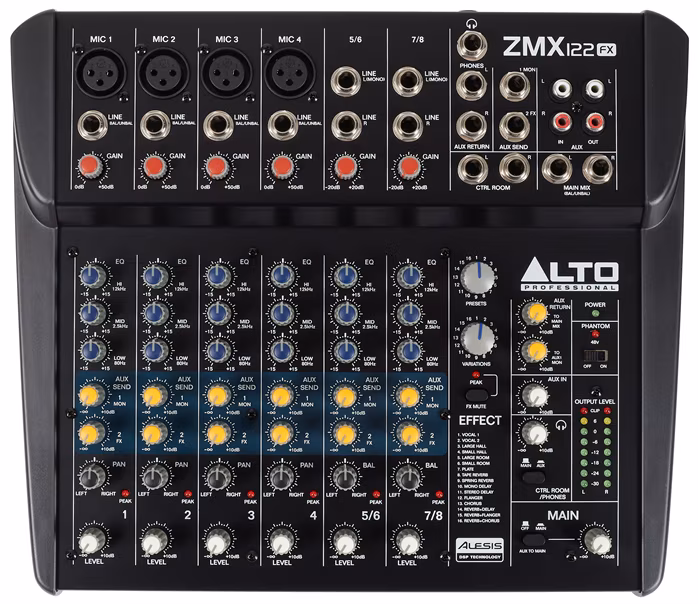 Alto Zephyr ZMX122FX - Console de mixage analogique