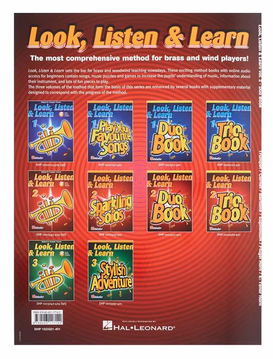 MS Look, Listen & Learn - Duo Book 2 - École de trompette